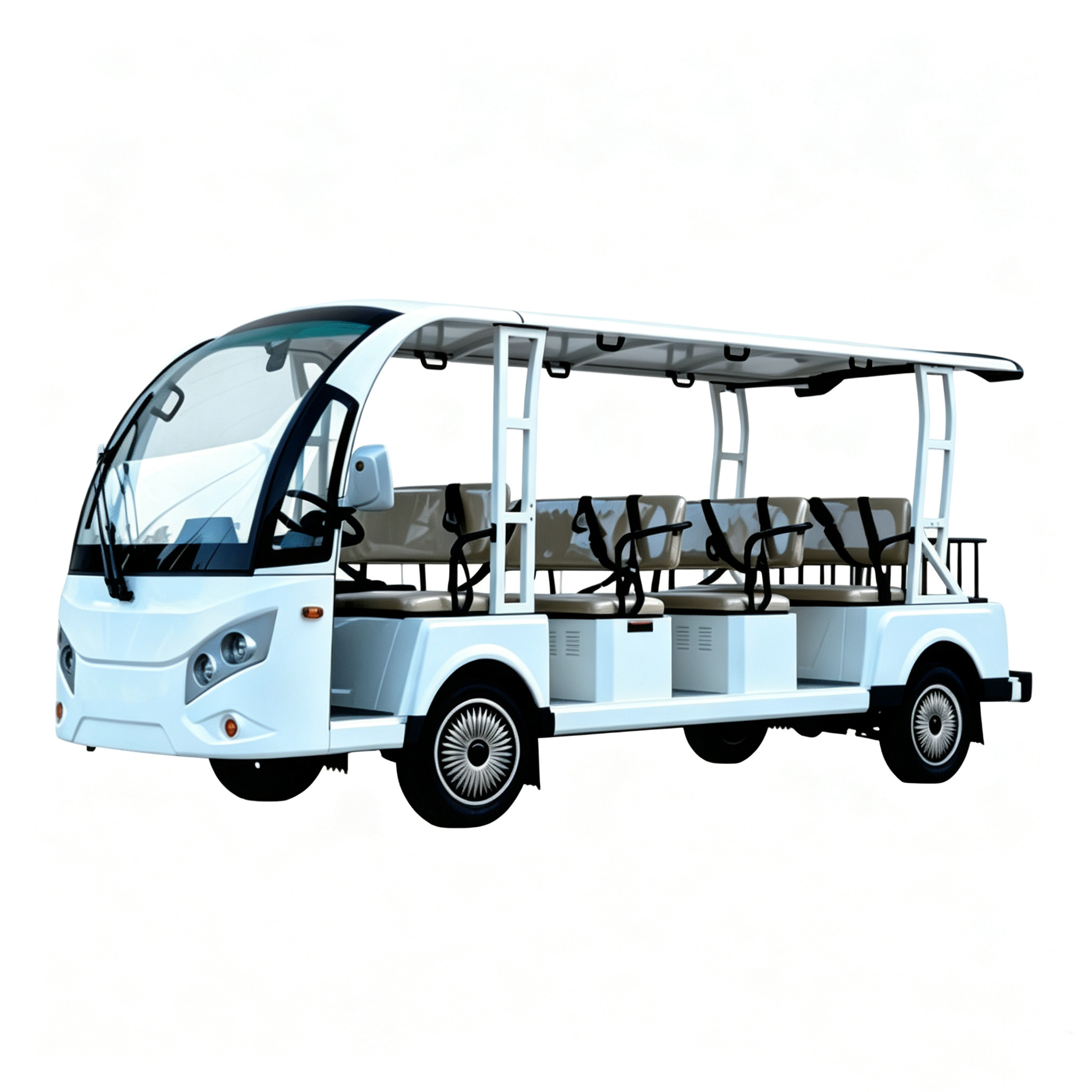 11-Seater Enclosed Sightseeing Vehicle